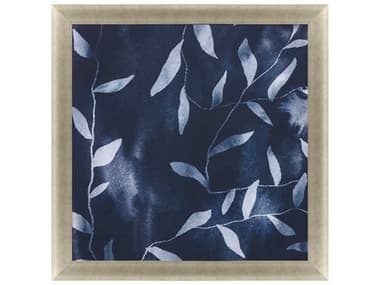 Paragon Florals Blue Shadowy Vines-II Canvas Wall Art PAD31072