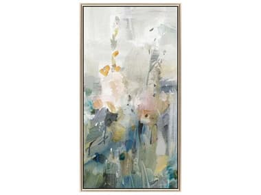 Paragon Florals Gray Rustic Garden-II Canvas Wall Art PAD31099