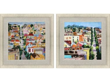 Paragon Architectural City Color Wall Art Set of 2 PAD31684