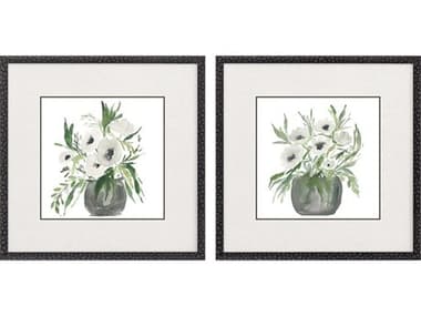 Paragon Florals Anemone Wall Art Set of 2 PAD31701