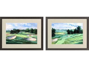 Paragon Sporting Golf Course Study-II Wall Art Set of 2 PAD31713