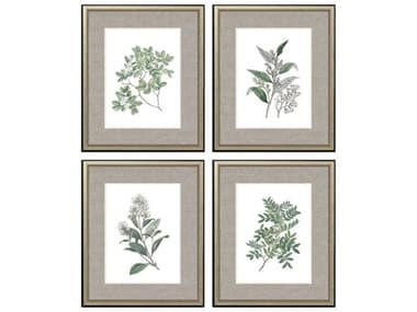 Paragon Florals White Flowers Wall Art Set of 4 PAD31716