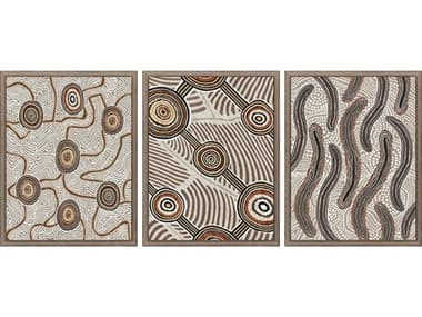 Paragon Geometrics Huzi-I Wall Art Set of 3 PAD31790