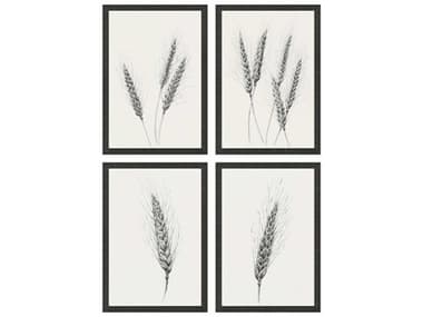 Paragon Florals Wavering Wheat Wall Art Set of 4 PAD31804