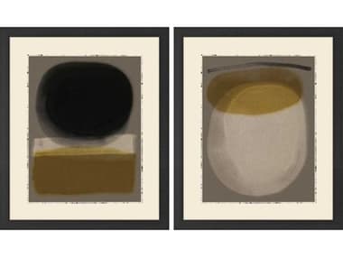 Paragon Abstract Crescent Phase Wall Art Set of 2 PAD31810