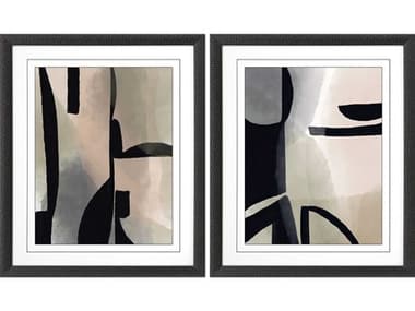 Paragon Abstract Shape Shift-I Wall Art Set of 2 PAD31813