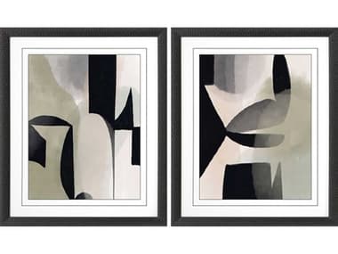 Paragon Abstract Shape Shift-II Wall Art Set of 2 PAD31814