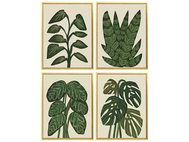 Paragon Florals Tropical Abundance Wall Art Set of 4 PAD31858