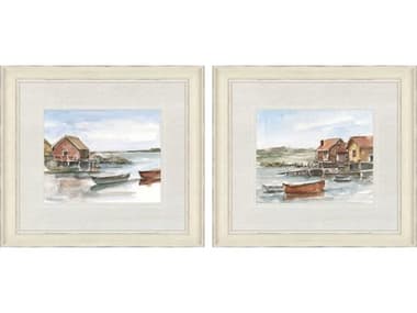 Paragon Rustic Lake House Wall Art Set of 2 PAD32025