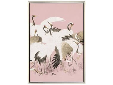 Paragon Animals Curious Cranes - Pinna Canvas Wall Art PAD32062