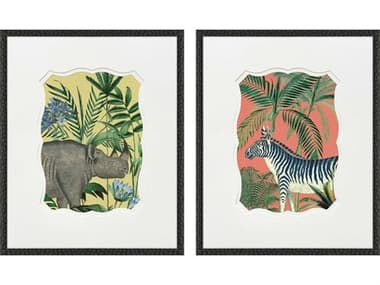 Paragon Animals Wild Wonderland-II Wall Art Set of 2 PAD32072