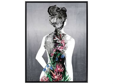 Paragon Figurative Silhouette in Bloom-I Canvas Wall Art PAD32092