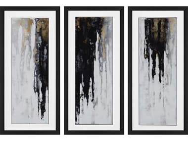 Paragon Abstract Black Neutral Space-I Wall Art (Set of 3) PAD3284
