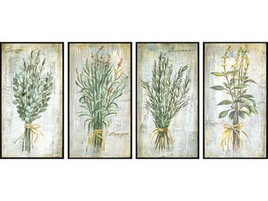 Paragon Florals Herbs Wall Art Set of 4 PAD4182