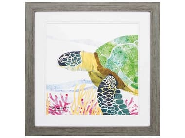 Paragon Waterside Sea Creature Turtle Wall Art PAD46059