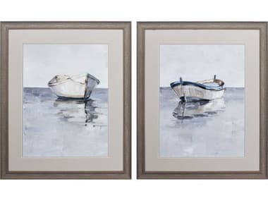 Paragon Waterside Boat on the Horizon Wall Art Set of 2 PAD46071