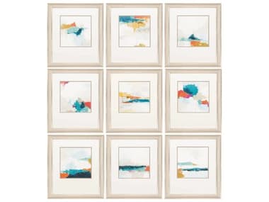 Paragon Abstract Atmospheric Wall Art Set of 9 PAD46100