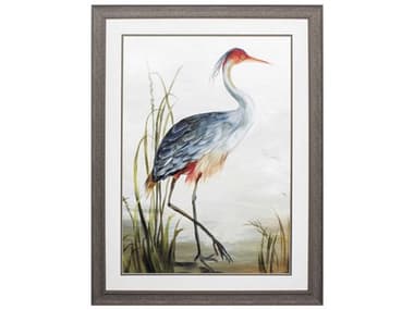 Paragon Waterside Gray Heron Wall Art PAD46147