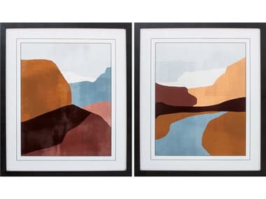 Paragon Landscapes Sedona Colorblock-B Wall Art Set of 2 PAD46168