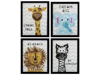 Paragon Juvenile Safari Wall Art (Set of 4) PAD46261