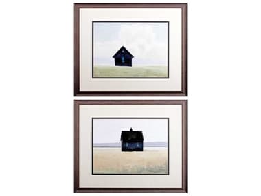 Paragon Farmhouse Lonely Landscape Wall Art (Set of 2) PAD46355