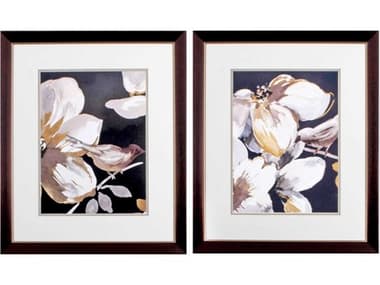 Paragon Florals Bronzed Copper Wall Art Set of 2 PAD46413