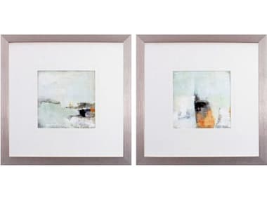 Paragon Abstract Bay View Morning Wall Art Set of 2 PAD46450