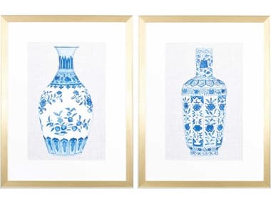 Paragon Florals Ming Vase-A Wall Art Set of 2 PAD46555