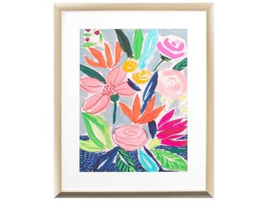 Paragon Florals Naive Neon Bouquet-I Wall Art PAD46563