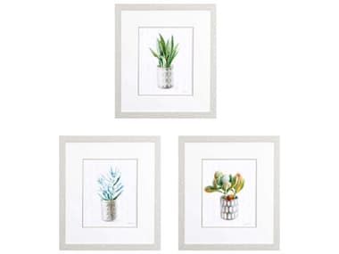 Paragon Florals Potted Succulent-C Wall Art Set of 3 PAD46576