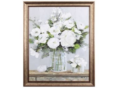 Paragon Florals Cottage Whites Wall Art PAD46648