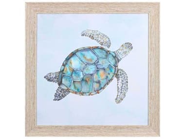 Paragon Waterside Blue Sea Turtle-I Wall Art PAD46858