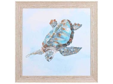 Paragon Waterside Blue Sea Turtle-II Wall Art PAD46859