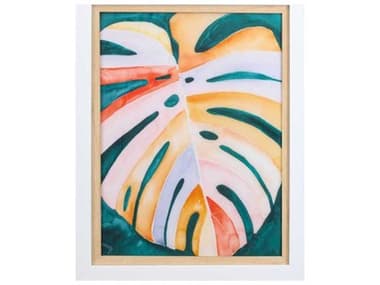 Paragon Waterside Multicolor Monstera-I Wall Art PAD46864