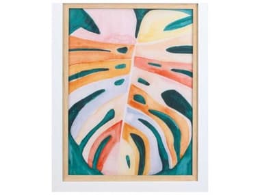 Paragon Waterside Multicolor Monstera-II Wall Art PAD46865