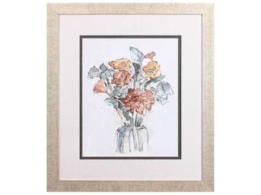 Paragon Florals Watercolor Floral-I Wall Art PAD46874