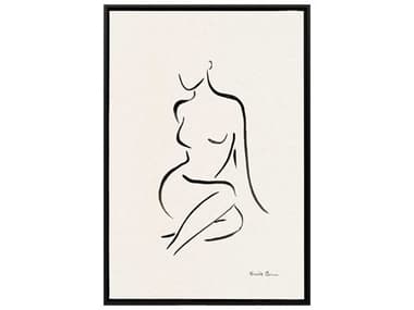 Paragon Figurative Outlined Beauty-II Canvas Wall Art PAD46999