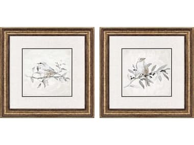 Paragon Animals Botanical Bird Wall Art Set of 2 PAD47002