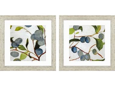 Paragon Florals Olive Branches-II Wall Art Set of 2 PAD47026