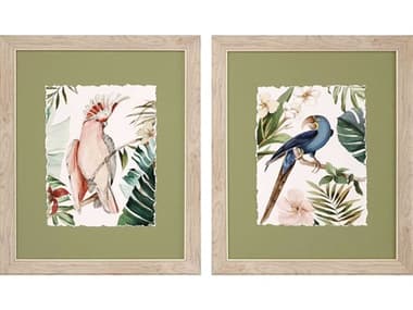 Paragon Animals Tropical Bird Wall Art Set of 2 PAD47037