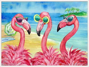 Paragon Animals Flamingo Girlfriends Wall Art PAD47045