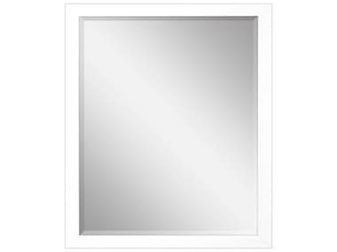 Paragon White Rectangular Wall Mirror PAD47096