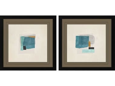 Paragon Abstract Square Form Wall Art Set of 2 PAD47111