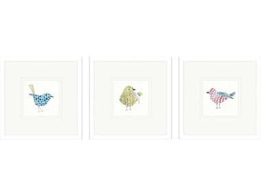 Paragon Conversation Birds-II Wall Art Set of 3 PAD47190