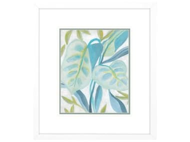 Paragon Aqua Tropical Leaves-II Wall Art PAD47228