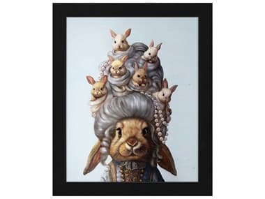 Paragon Full Head of Hares Wall Art PAD47239