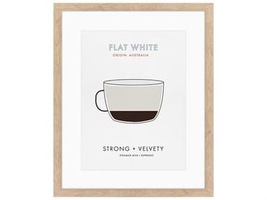 Paragon Culinary Flat White Wall Art PAD47254