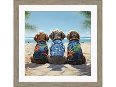 Paragon Animals Nuthin Butt the Beach Wall Art PAD47311