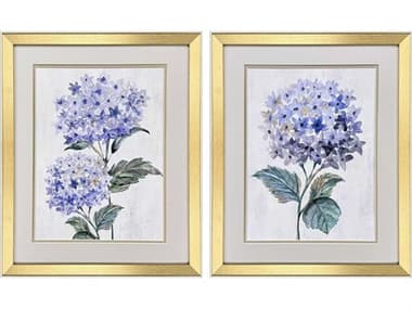 Paragon Florals Pretty in Purple Wall Art Set of 2 PAD47348