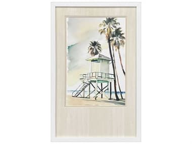 Paragon Waterside Boho Beachy Green Wall Art PAD47389